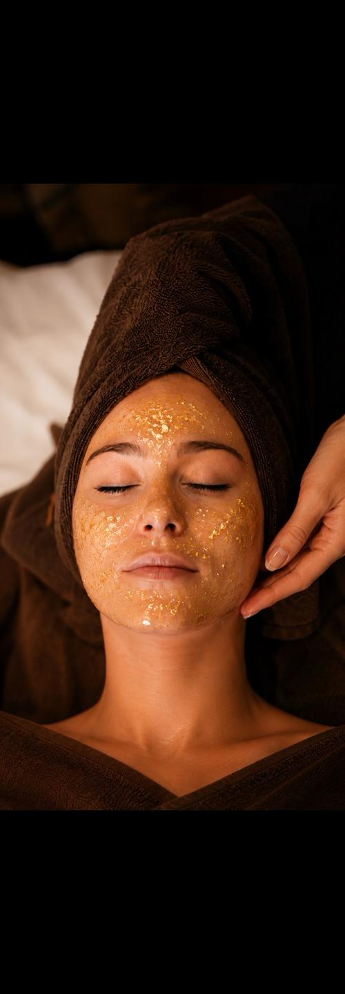 Tratament anti-aging cu aur de 23k